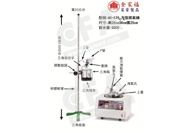 免運【好鄰居】MX-579方形蒸氣機/組 免運【好鄰居】MX-579方形蒸氣機/組